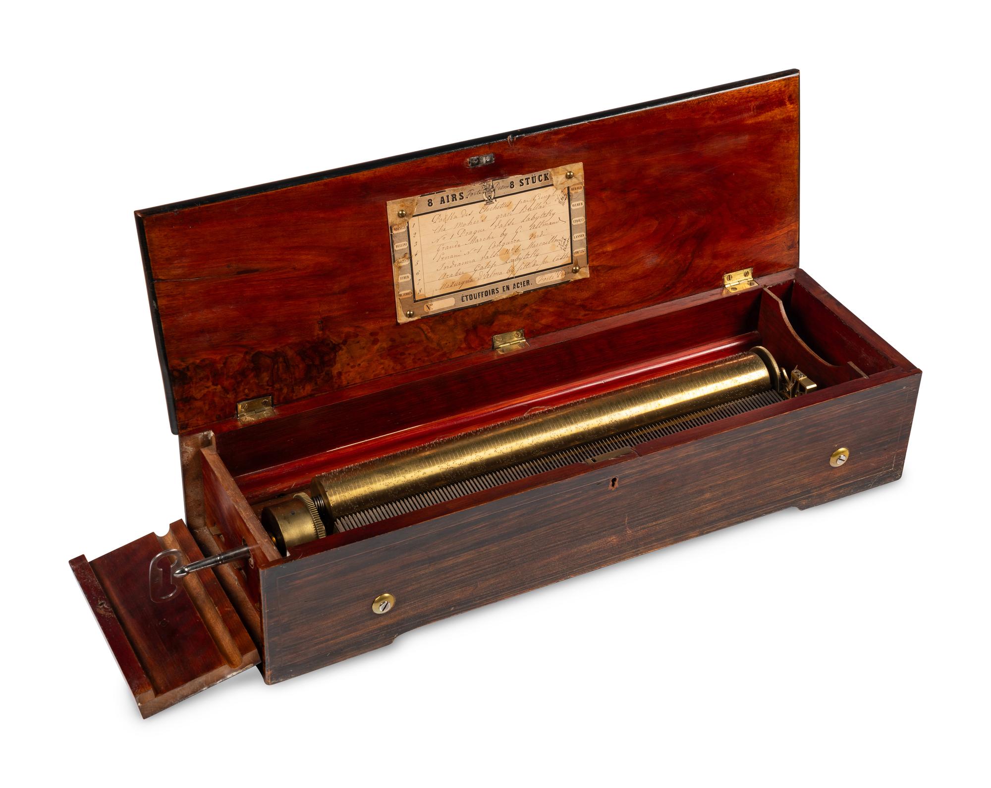 A Keywind Eight-Air Forte Piano Music Box