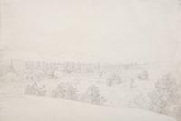 Landscape , Skyline of Lovere , Landscape , and Landscape of Desengano , 1827 (three works)