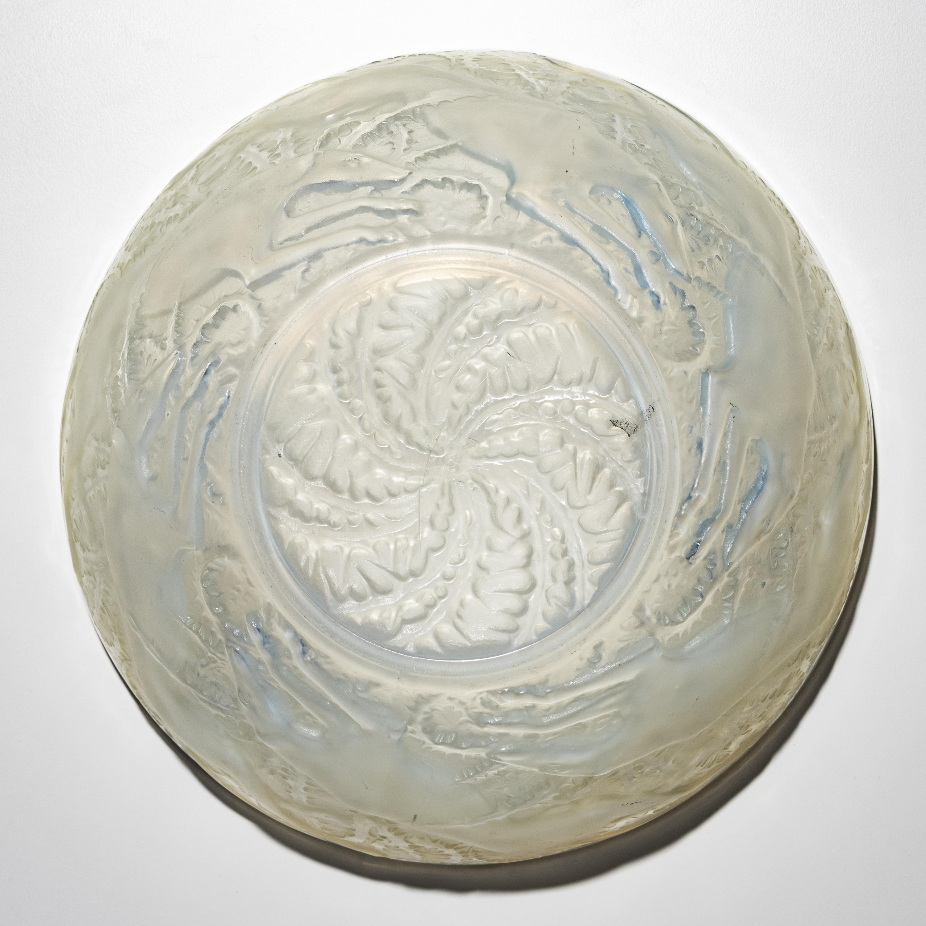 René Lalique (French, 1860–1945) — Chiens Bowl, model no. 3214 , designed 1921