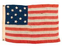 [FLAGS]. 13-star American flag. Ca late 19th-early 20th century.