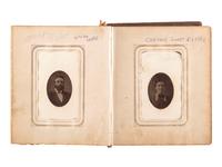 [EARLY PHOTOGRAPHY]. A collection of over 200 19th century photographs, incl. tintype of Indian Wars-era soldier.