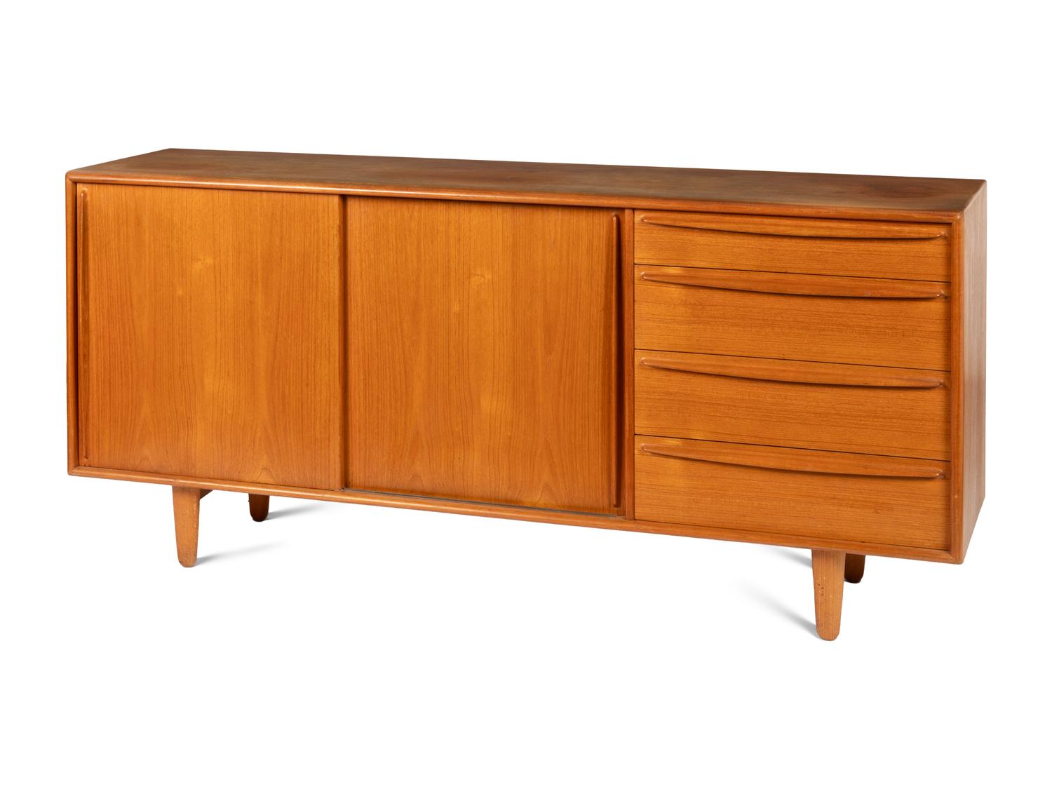 A Svend Madsen for Falster Danish Teak Credenza