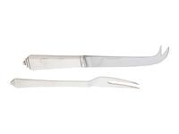 A Georg Jensen Pyramid Silver Flatware Service