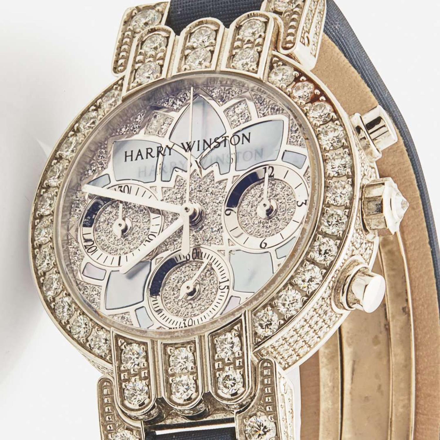 An 18K Harry Winston Premiere Chronograph