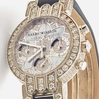An 18K Harry Winston Premiere Chronograph