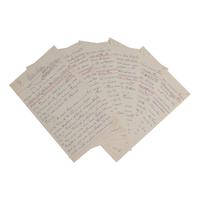 [Old West] Autograph Notes on "Wild Bill" Hickok and the McCanles Gang, by Historian William E. Connelley, 1925