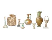 Eight Roman and Islamic Glass Vessels