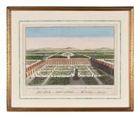 A Group of Eight Hand Colored Topographical Engravings
