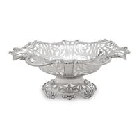 An American Silver Reticulated Dish