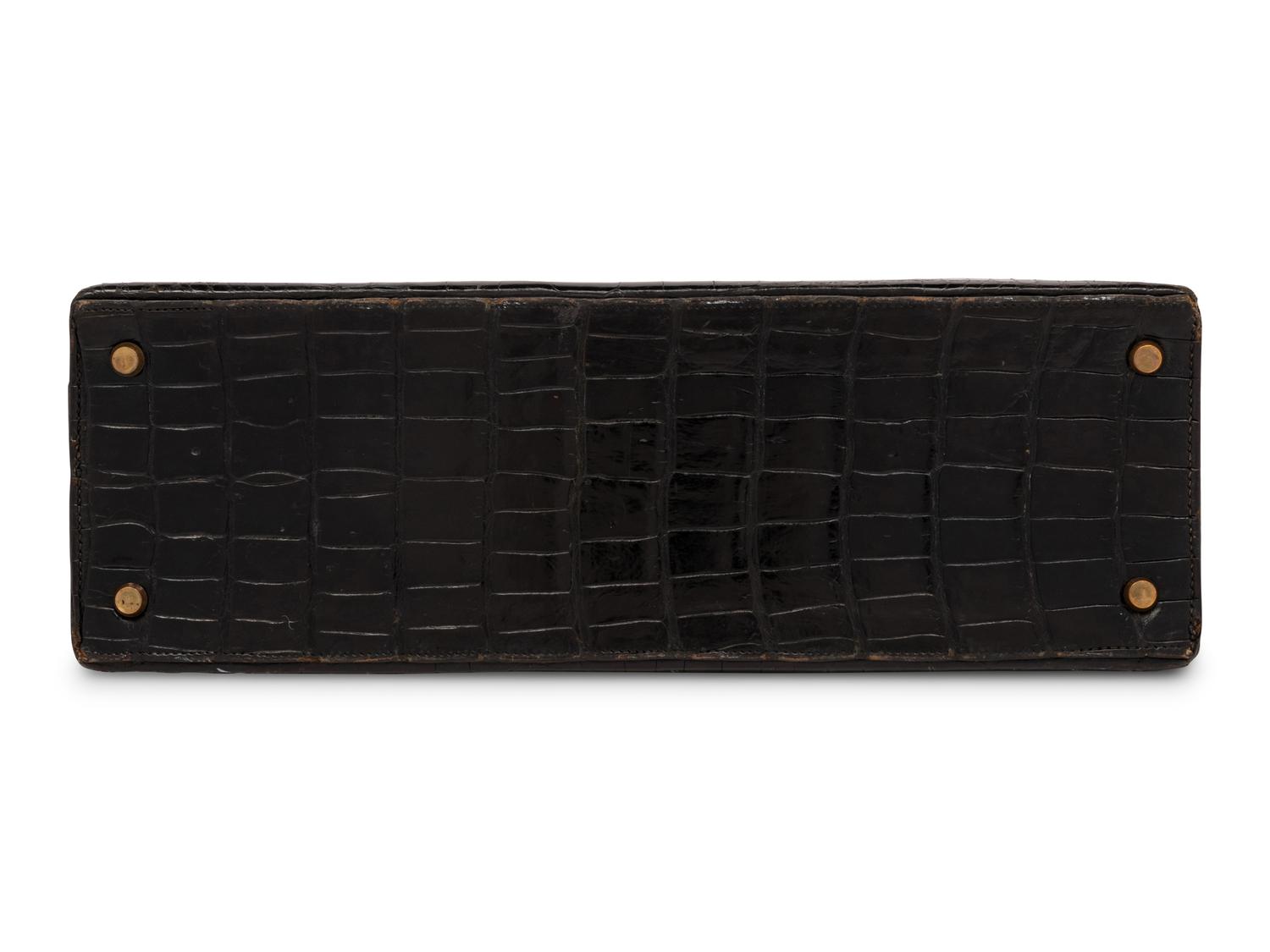 Hermès Kelly 35 Shiny Crocodile, c.1950