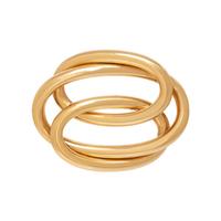 YELLOW GOLD BROOCH