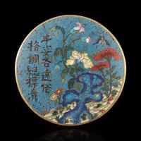 Two Chinese cloisonne boxes