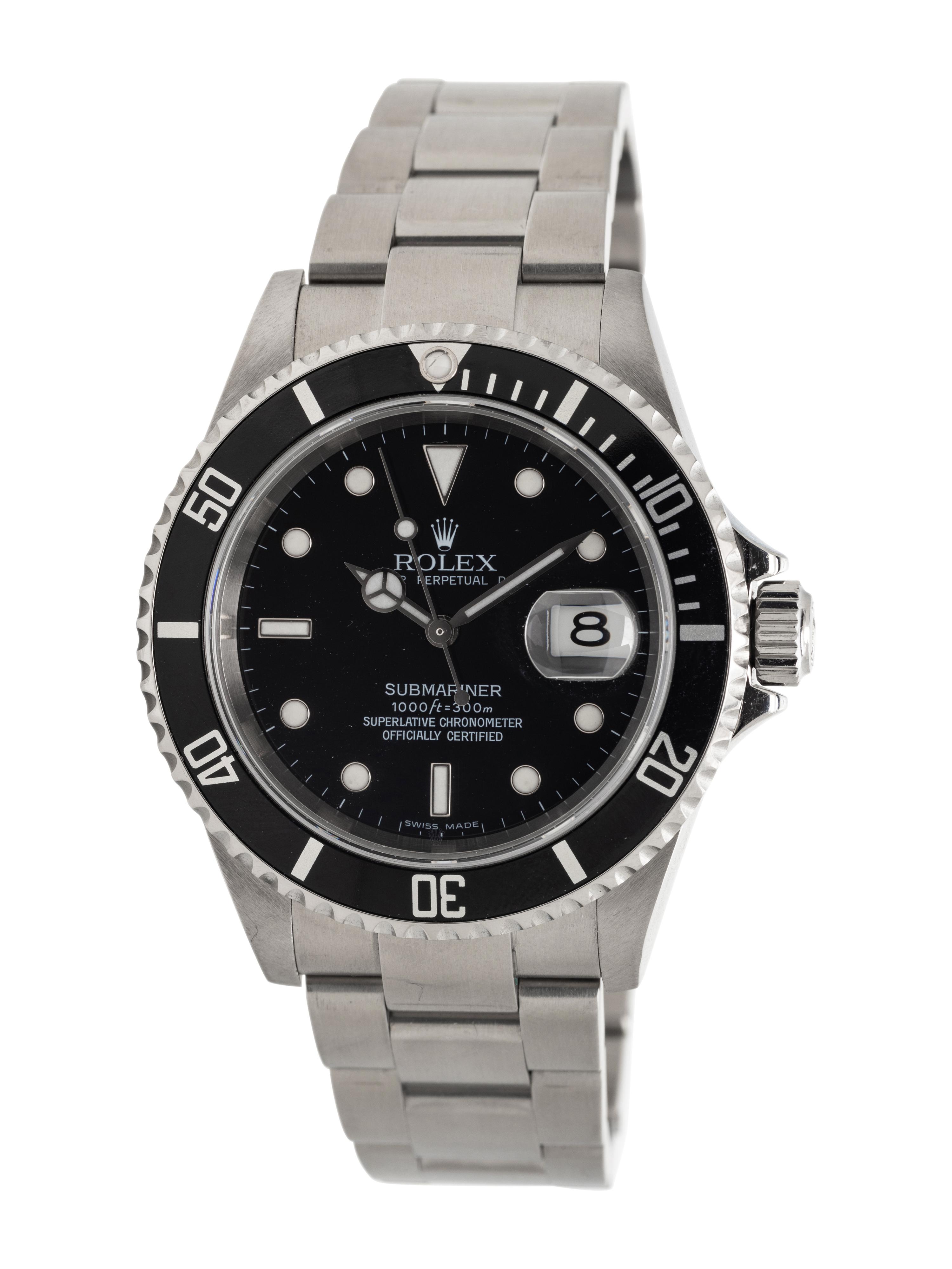 ROLEX, REF. 16610 STAINLESS STEEL 'SUBMARINER' WATCH