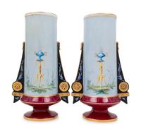 A Pair of Paris Porcelain Vases