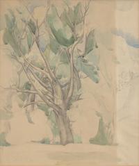 Landscape with Solitary Tree, 1928
