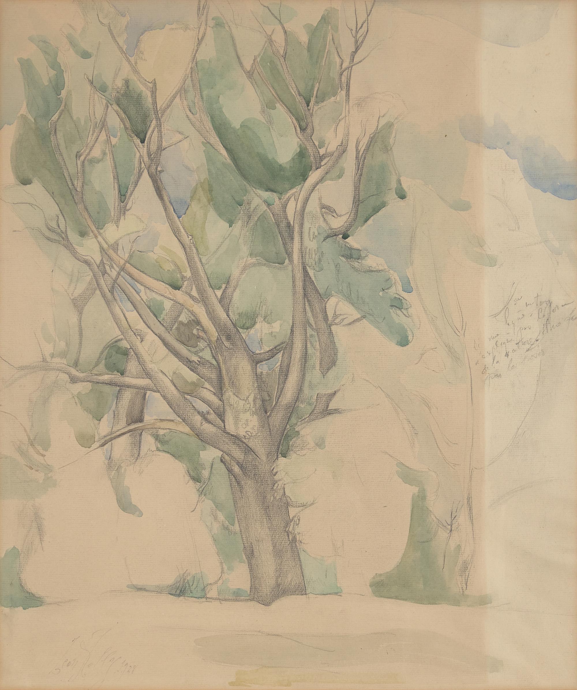 Landscape with Solitary Tree, 1928