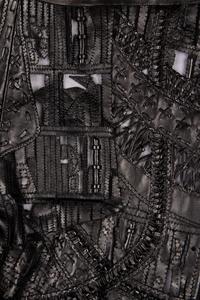 Ralph Rucci Cut and Embroidered Leather Jacket