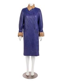 Callot Soeurs Leather and Fur Coat, Winter 1927-28