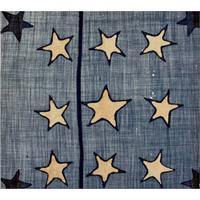 [FLAGS]. Civil War-era 13-Star Southern Sanctuary American flag possibly made by Sarah Applegate Cooper (1829-1904), Monmouth County, NJ.