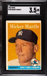 A Complete Set of 1958 Topps Baseball Cards Including SGC Graded Key Cards (494/494),