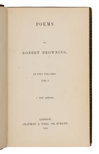 [Literature] Browning, Robert. Poems