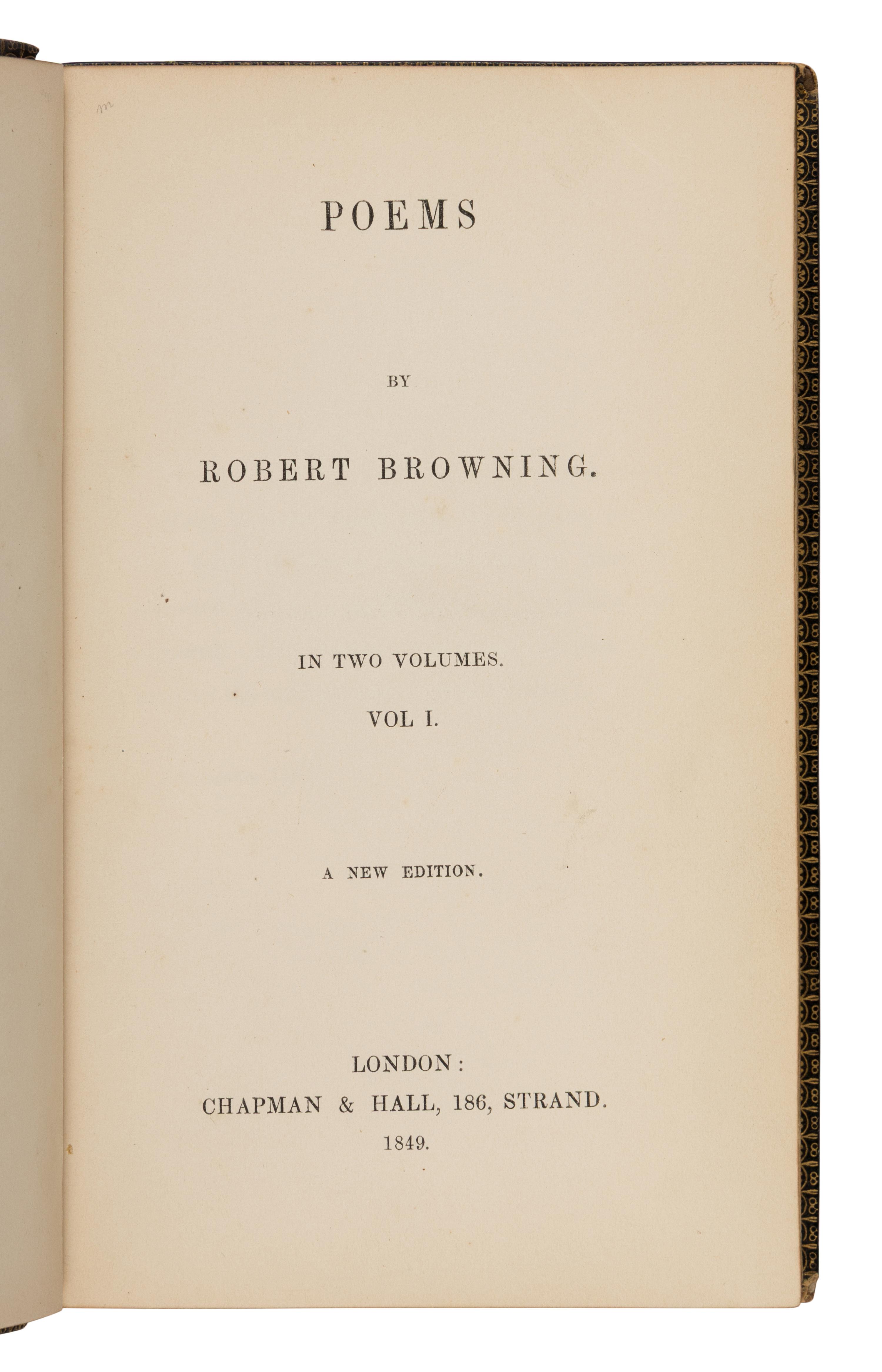 [Literature] Browning, Robert. Poems