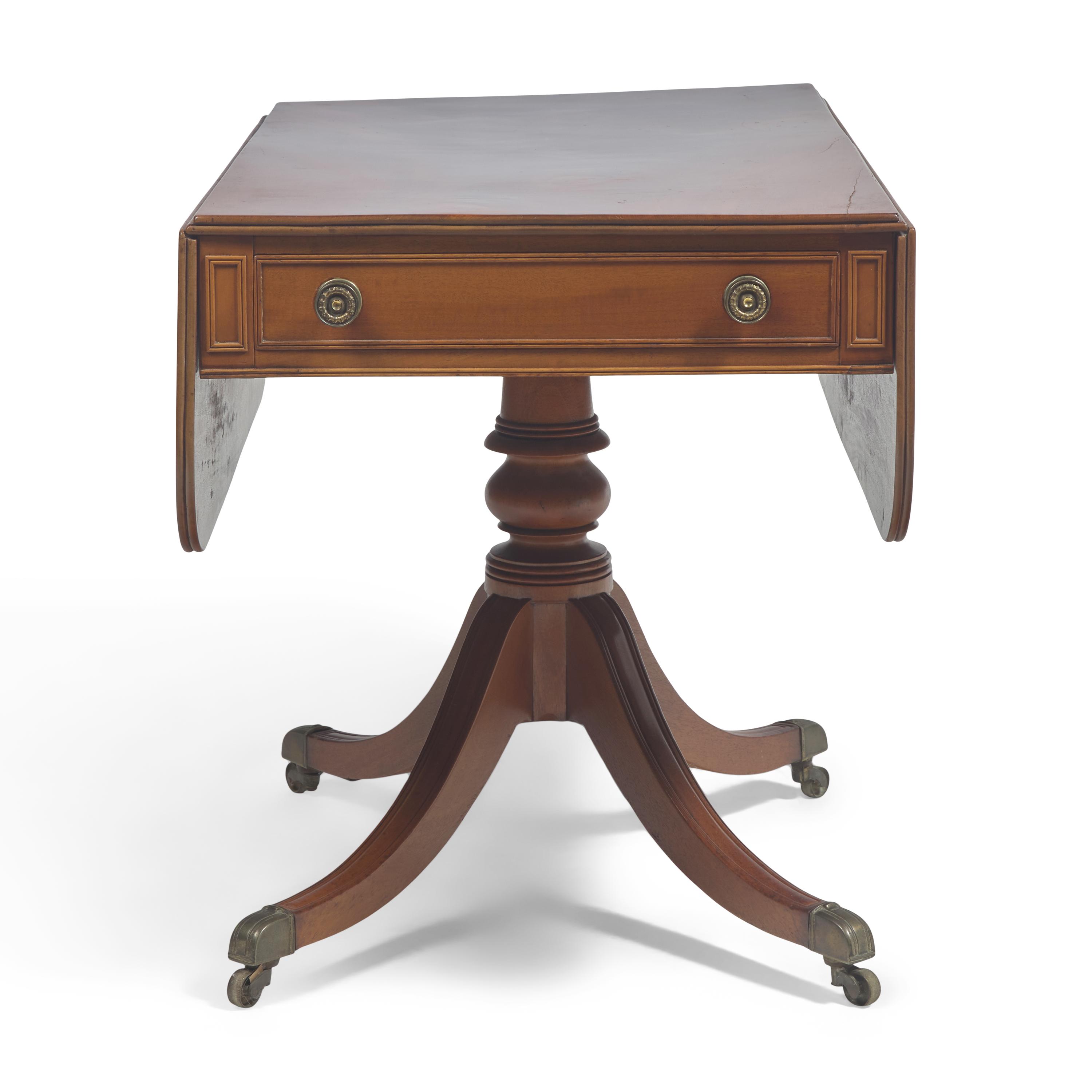 A Regency Mahogany Drop-Leaf Breakfast Table
