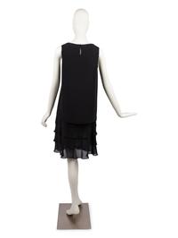 Chanel Black Chiffon Two-Piece Ensemble, 1990-2000s