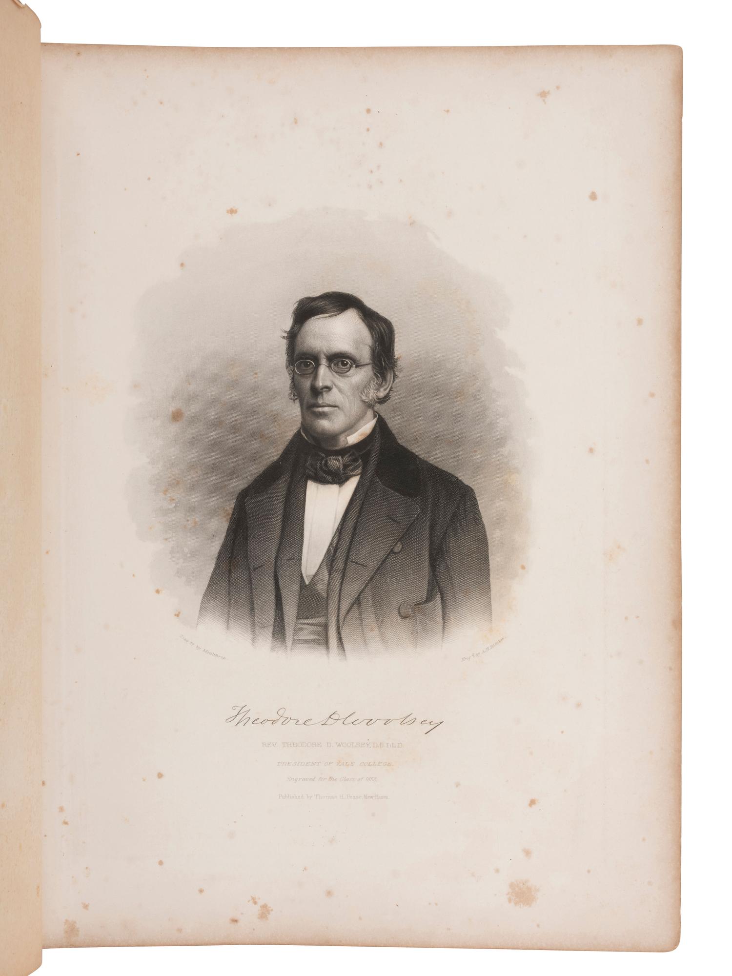 [EARLY PHOTOGRAPHY]. Two illustrated albums, incl. Yale and University of Michigan.