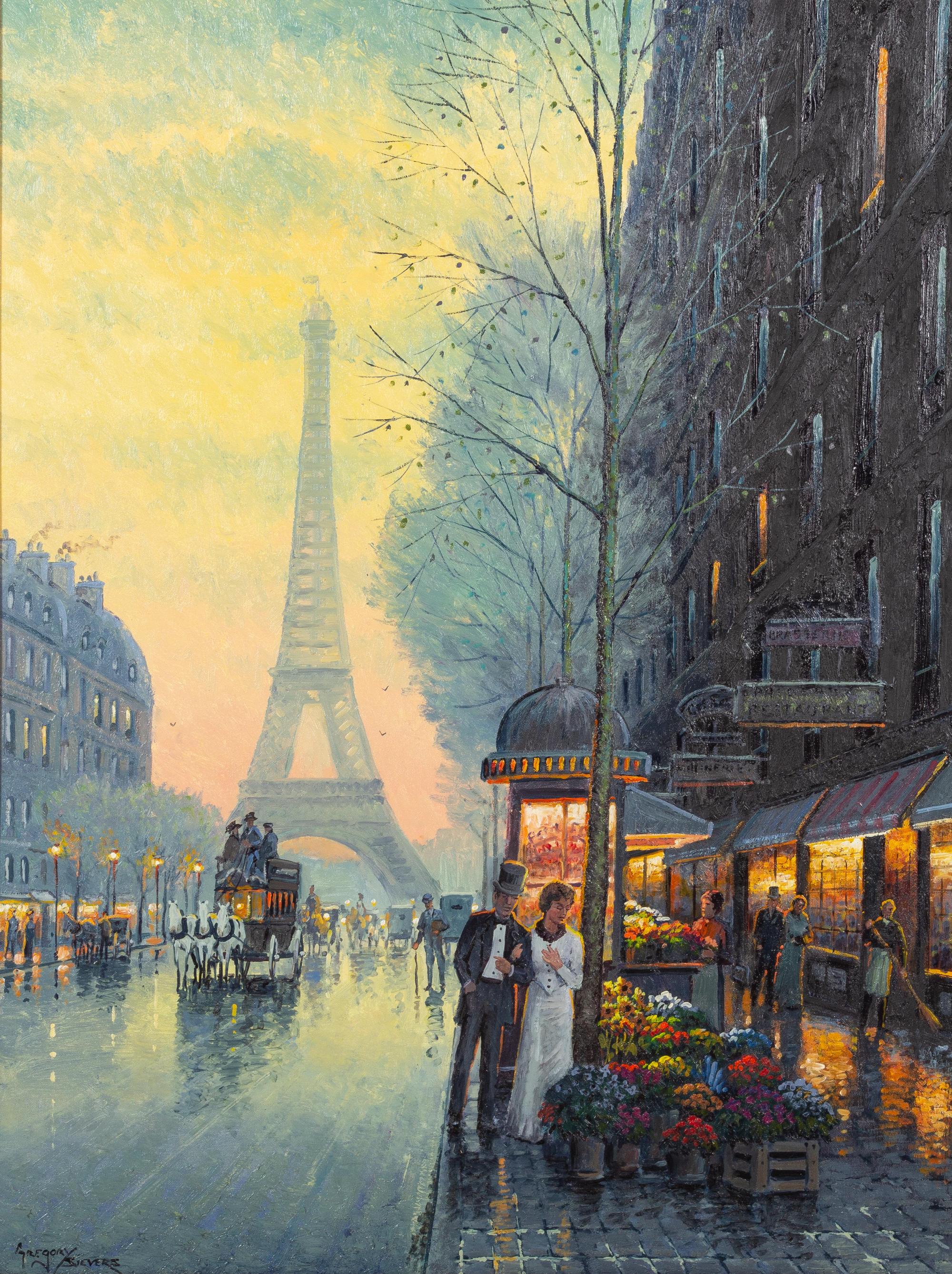 Sights of Paris (triptych)