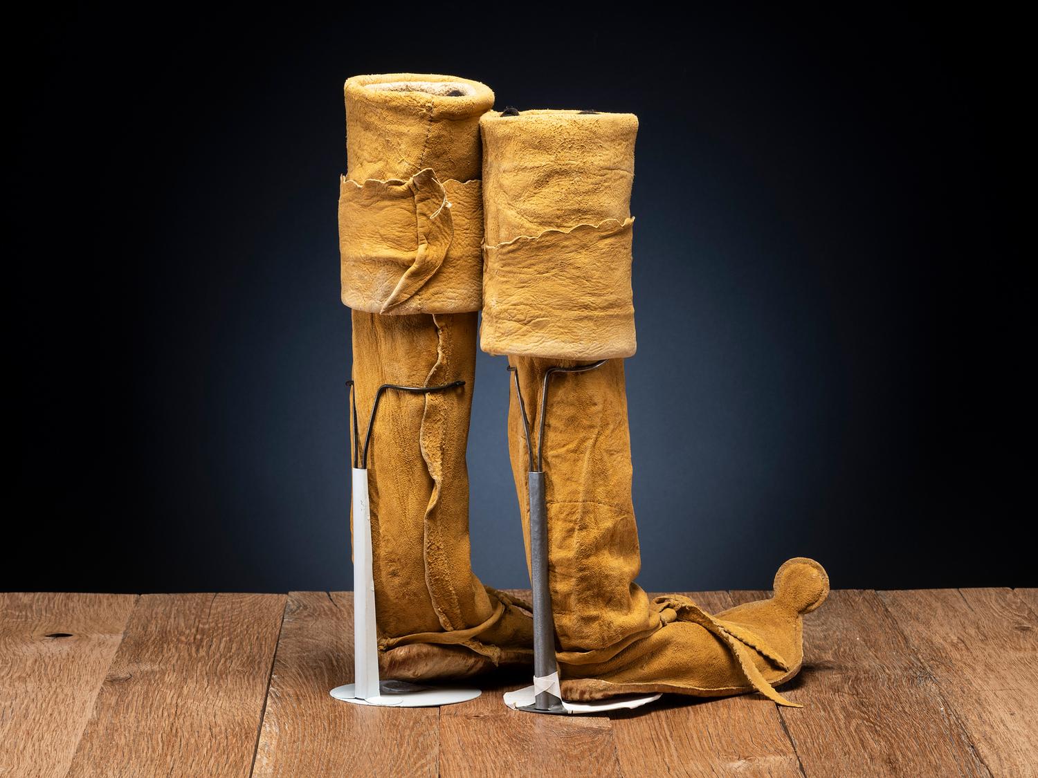 Chiricahua Apache Hide Boots