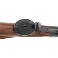 **C.C. Johnson Upgraded Engraved Martini Rifle in .218 Bee Improved with Unertl Scope