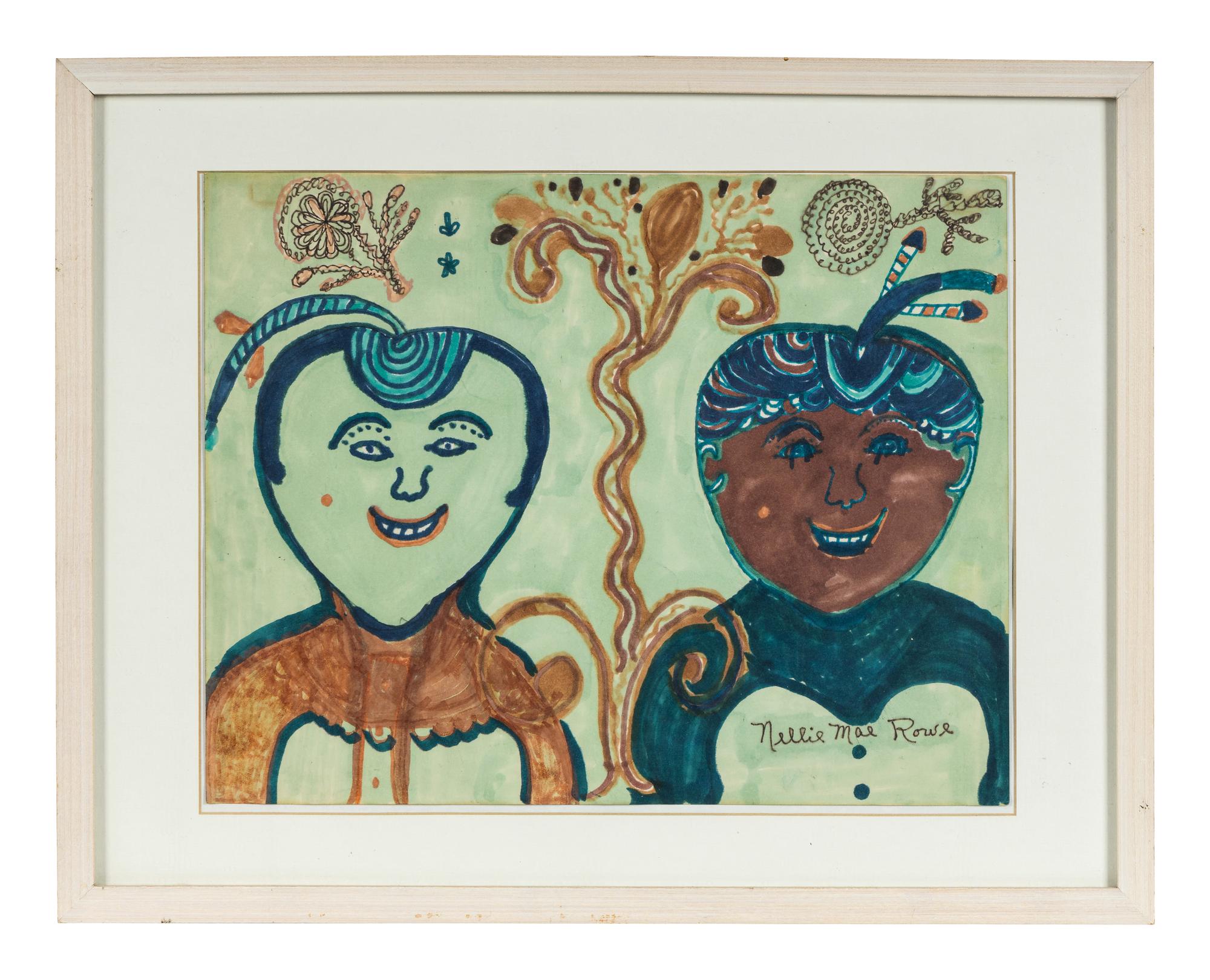 Untitled (Self-Portrait), Standing Lady, and Untitled (Double Portrait) (three works)