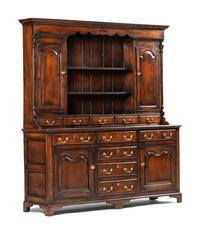 An English Oak and Elm Welsh Cupboard