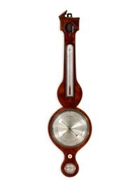 A George III Mahogany Wheel Barometer