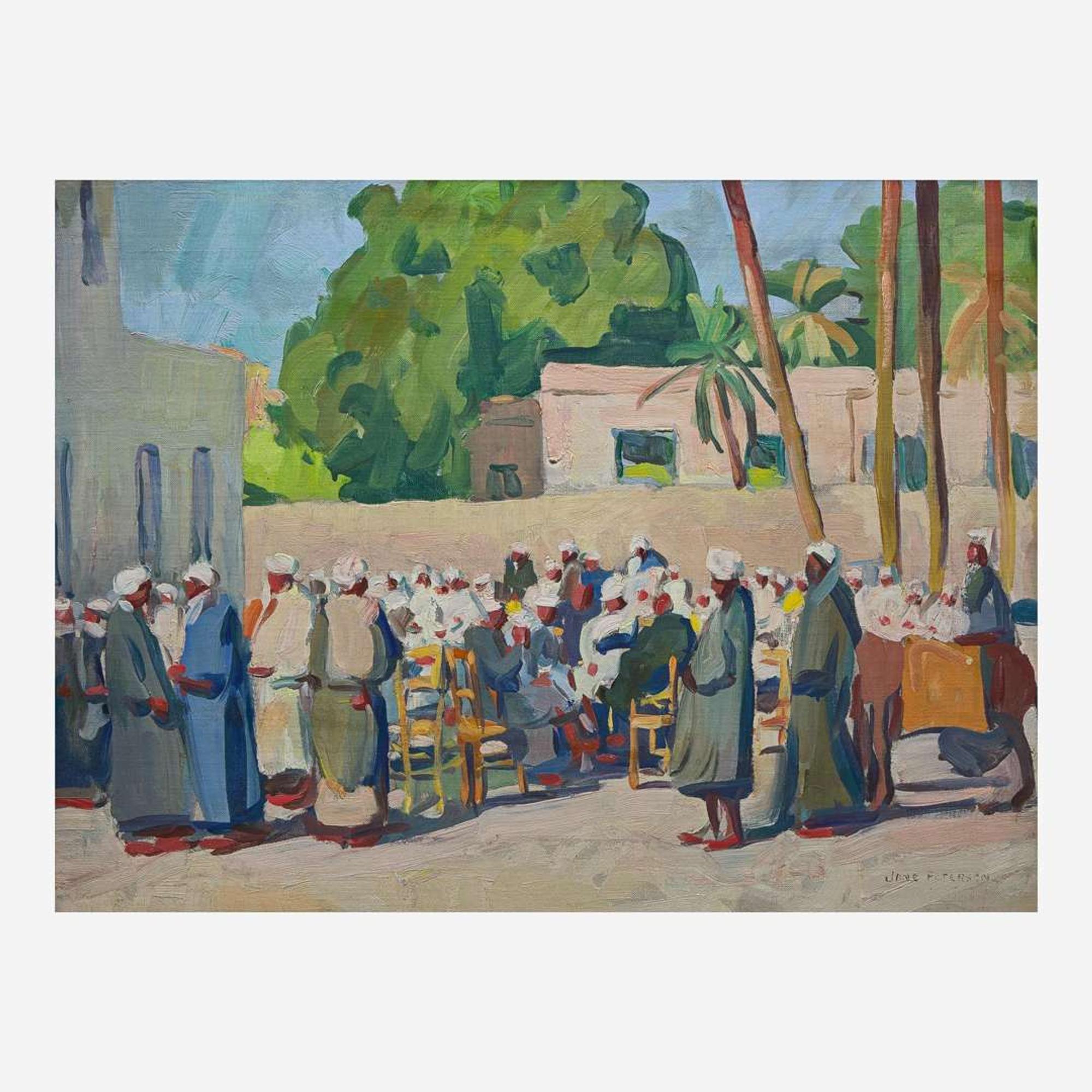 Jane Peterson (American, 1876–1965) Arab Café (Biskra)
