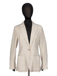 Hermès, Striped Seersucker Blazer