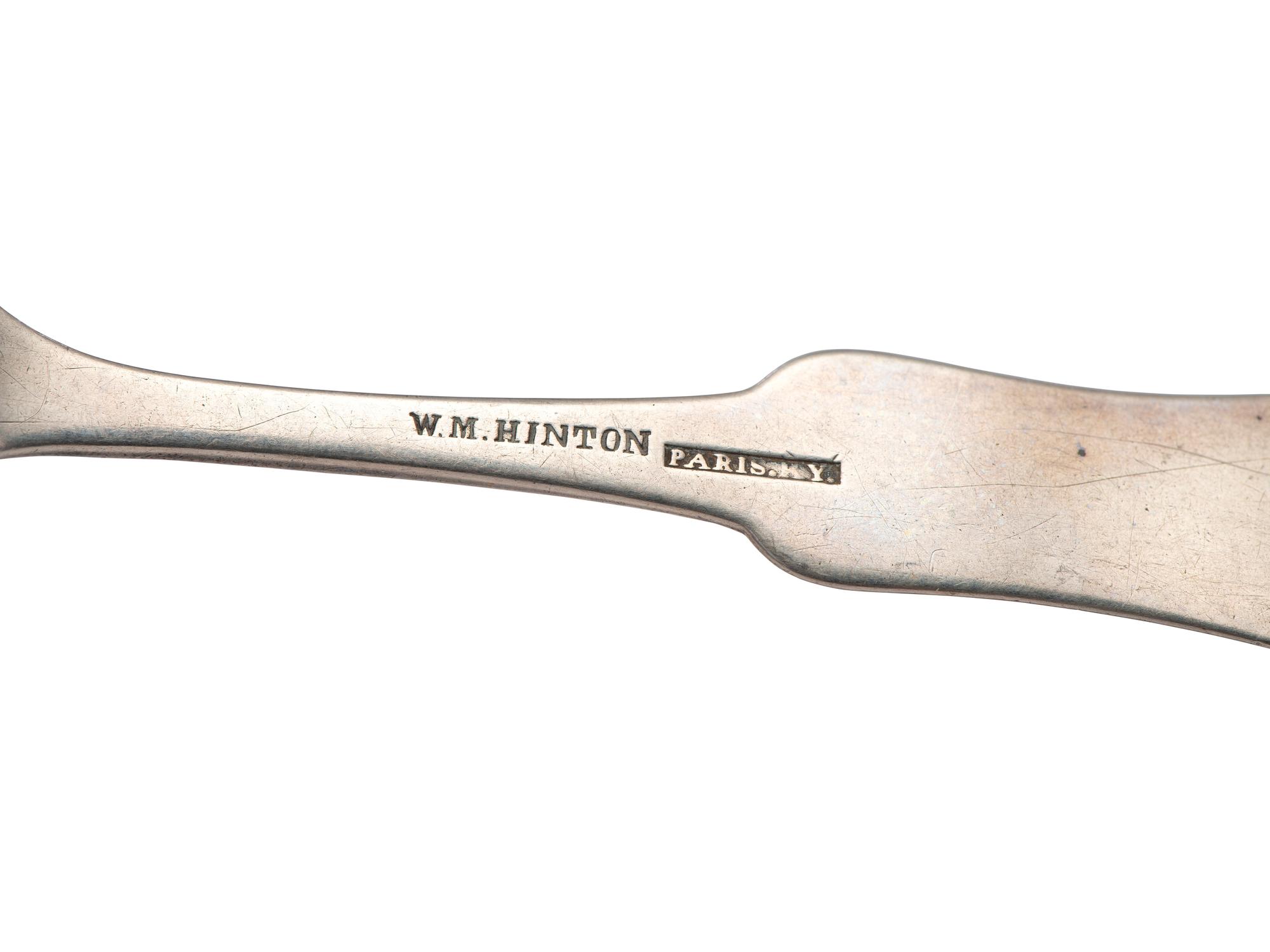 A Collection of Kentucky Coin Silver Flatware