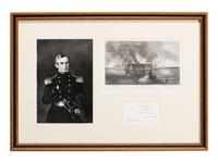 [CIVIL WAR - SPANISH AMERICAN WAR]. 9 autographs of Naval officers and generals, incl. ANDERSON.