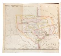 STIFF, Edward. The Texan Emigrant: Being a Narration of the Adventures of the Author in Texas, and a Description of the Soil, Climate, Productions, Minerals, Towns, Bays, Harbors, Rivers, Institutions, and Manners and Customs of the Inhabitants of that Country .... Cincinnati: George Conclin, 1840.