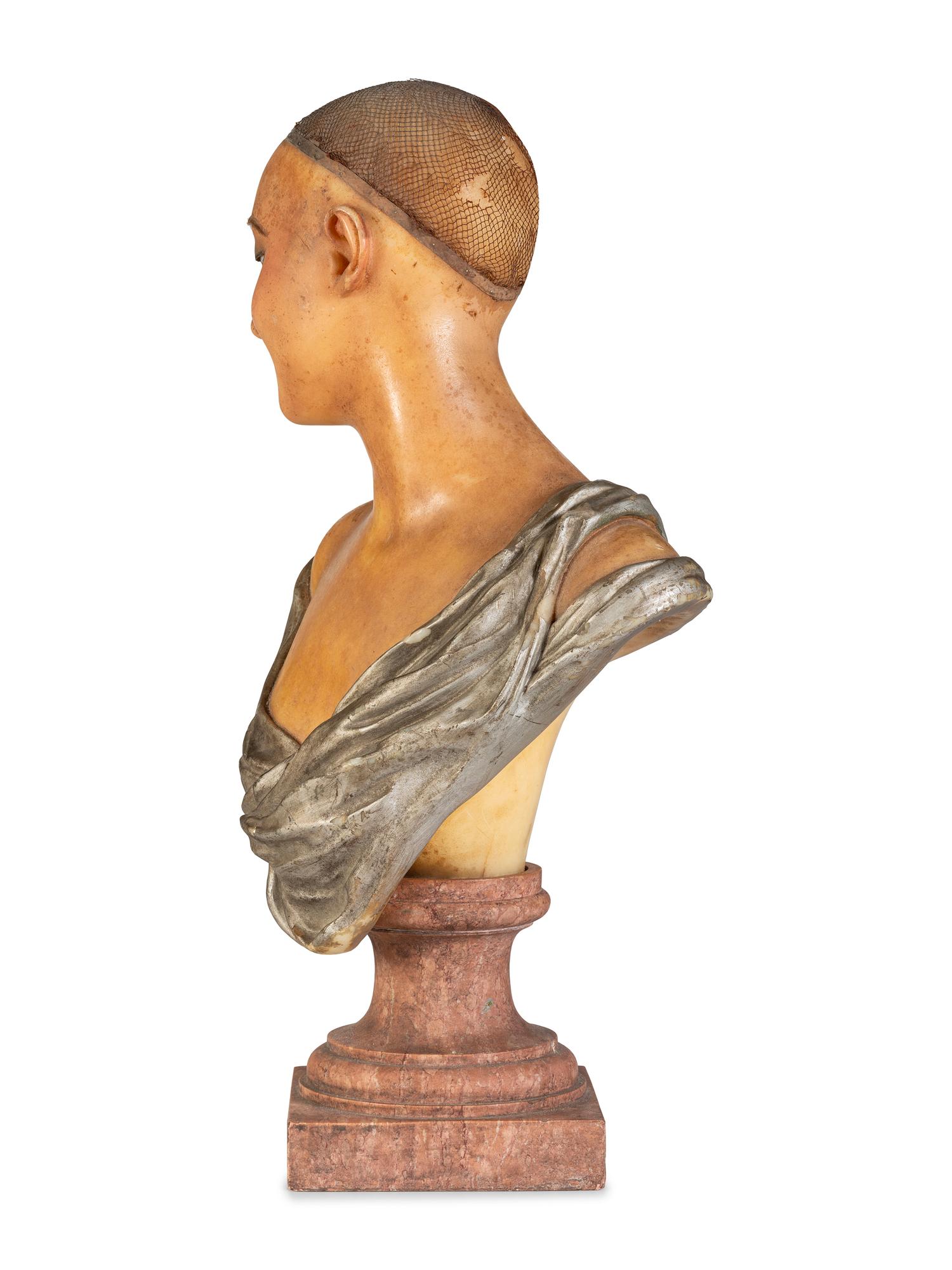 A Pierre Imans Wax Mannequin Bust