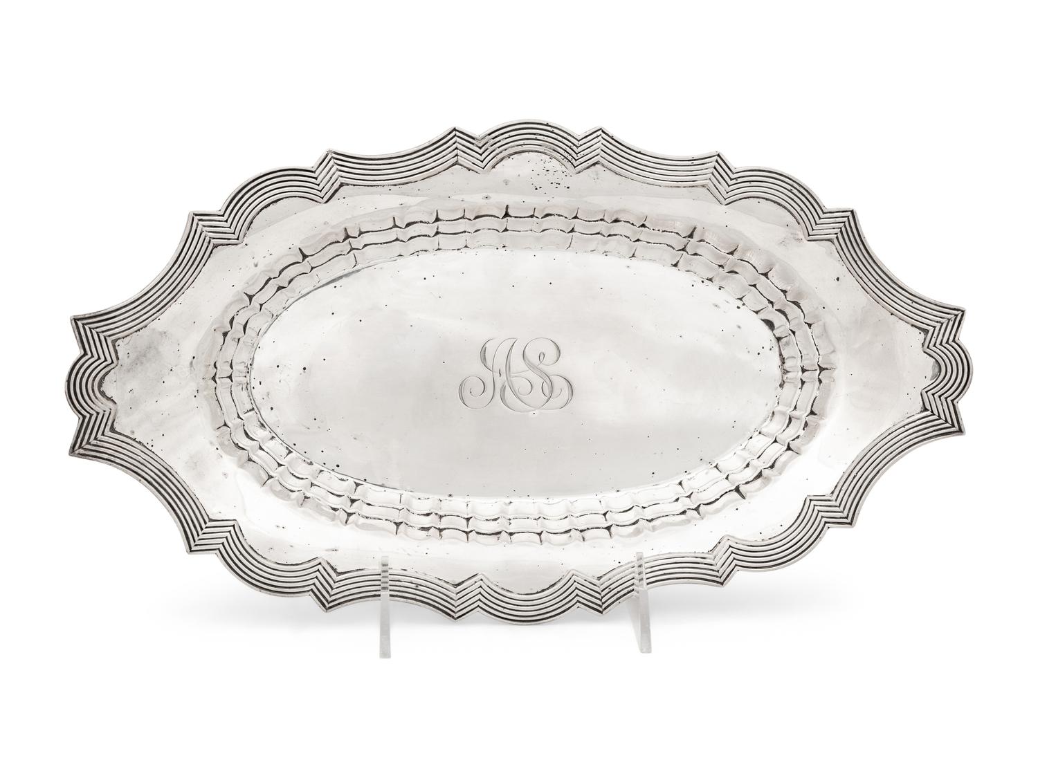 A Group of Ten Small Silver Serving Pieces