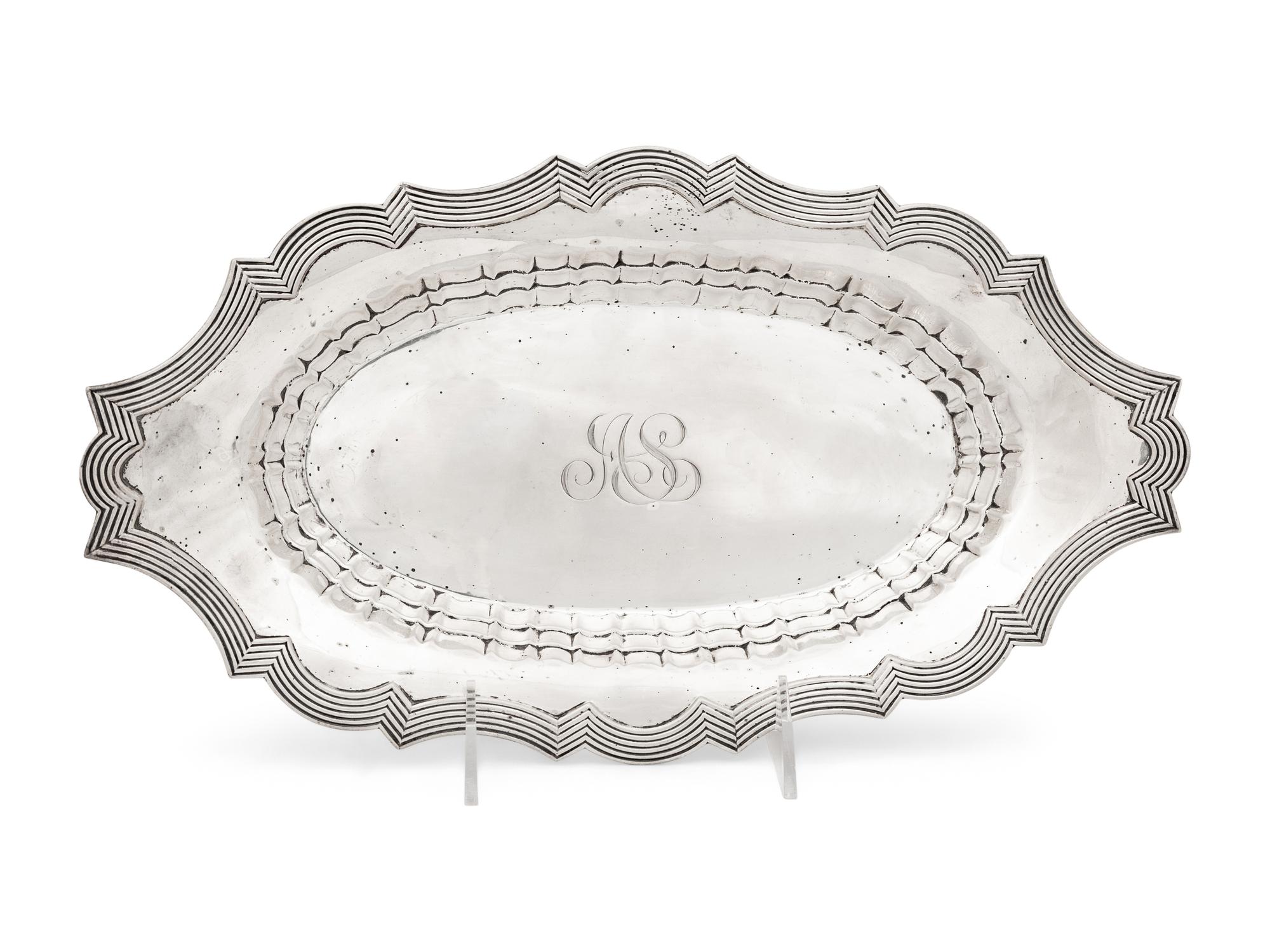 A Group of Ten Small Silver Serving Pieces