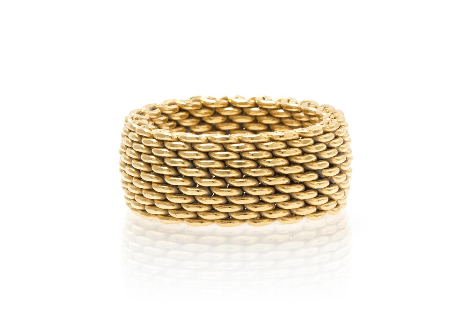 An 18 Karat Yellow Gold Somerset Ring, Tiffany & Co., 9.40 dwts.
