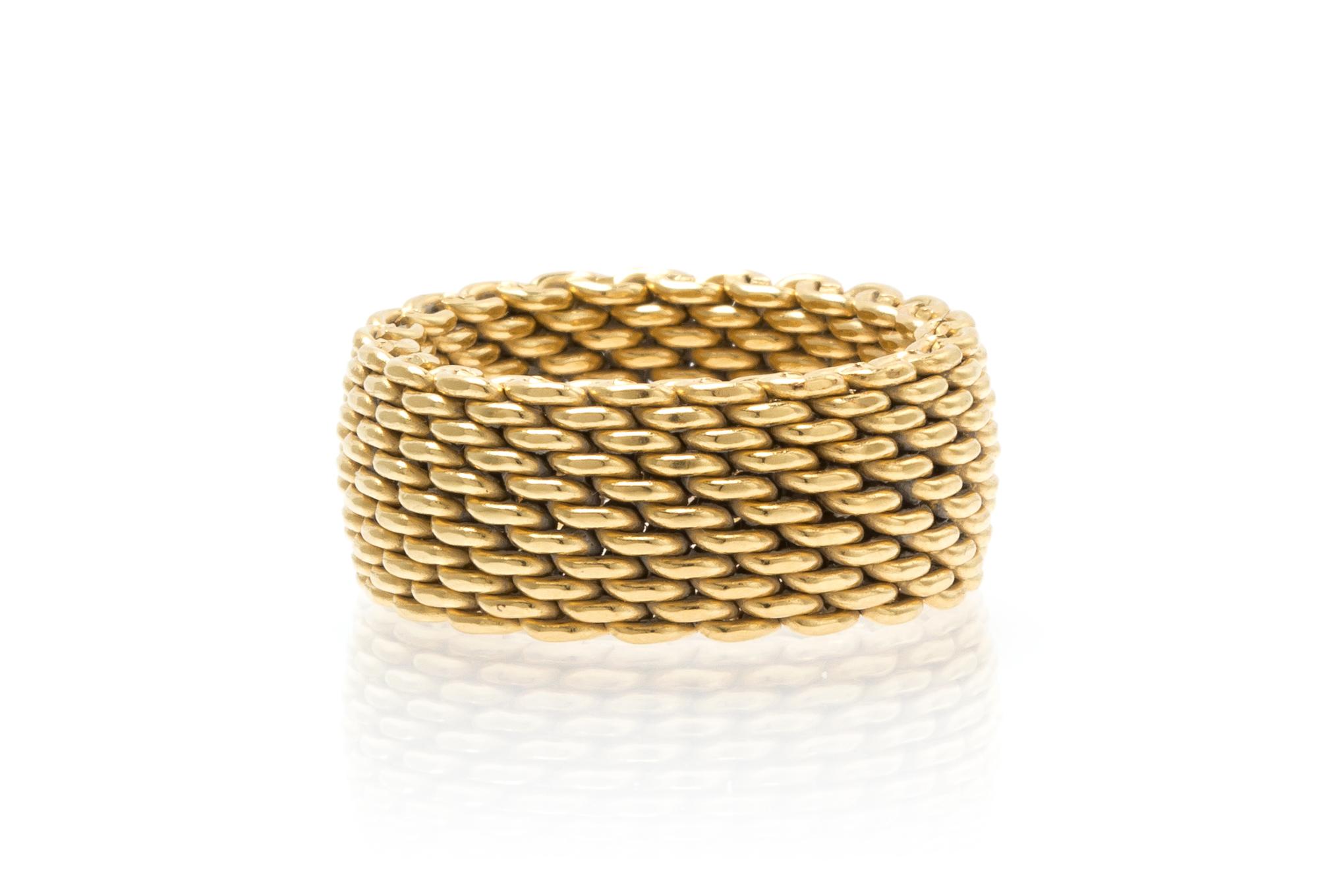 An 18 Karat Yellow Gold Somerset Ring, Tiffany & Co., 9.40 dwts.