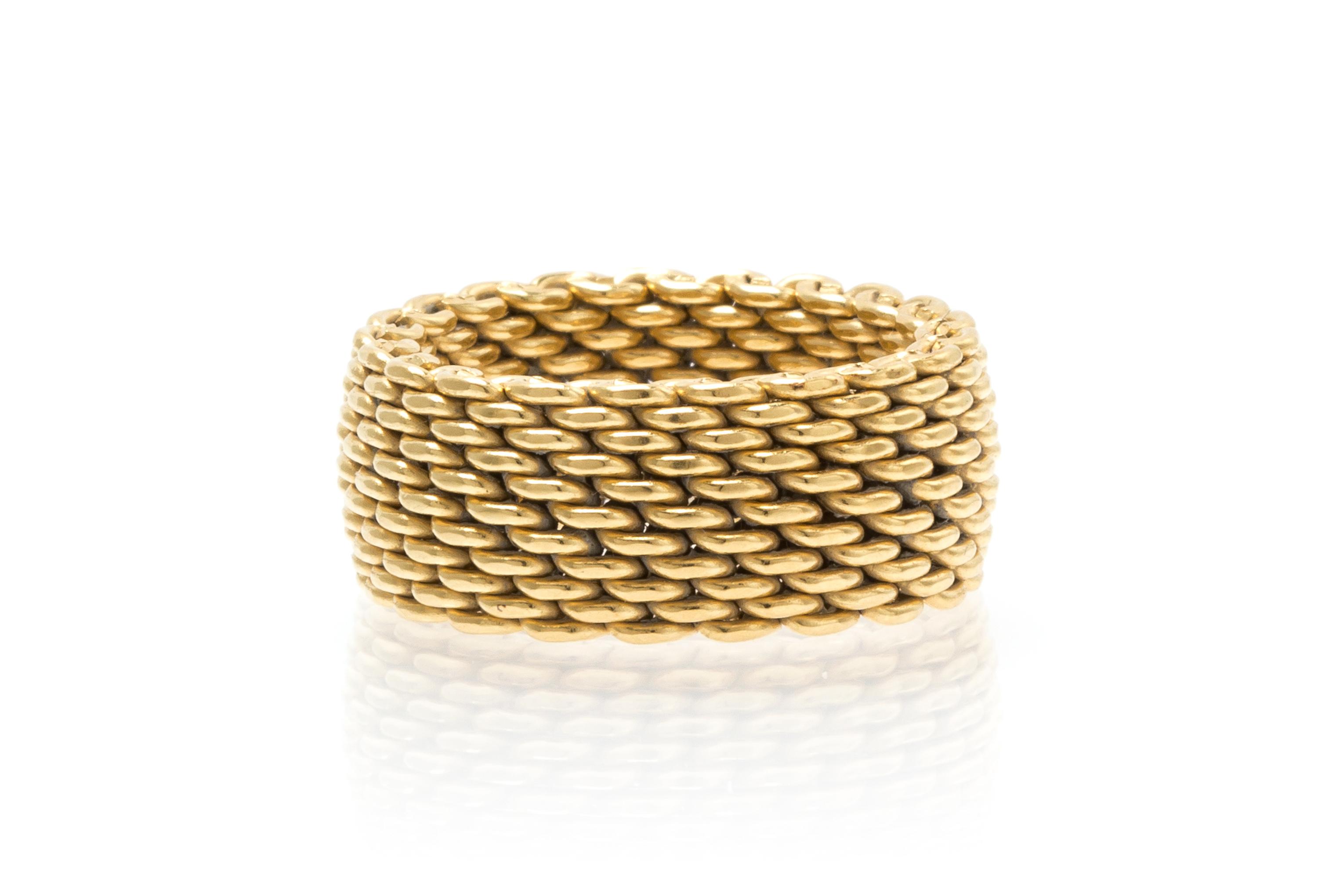 An 18 Karat Yellow Gold Somerset Ring, Tiffany & Co., 9.40 dwts.