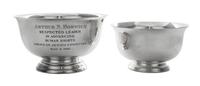 Two American Silver "Revere" Bowls, Gorham and Arrowsmith, 20th Century, each of footed form.