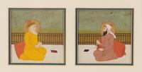Three Framed Indian Paintings Depicting Figures