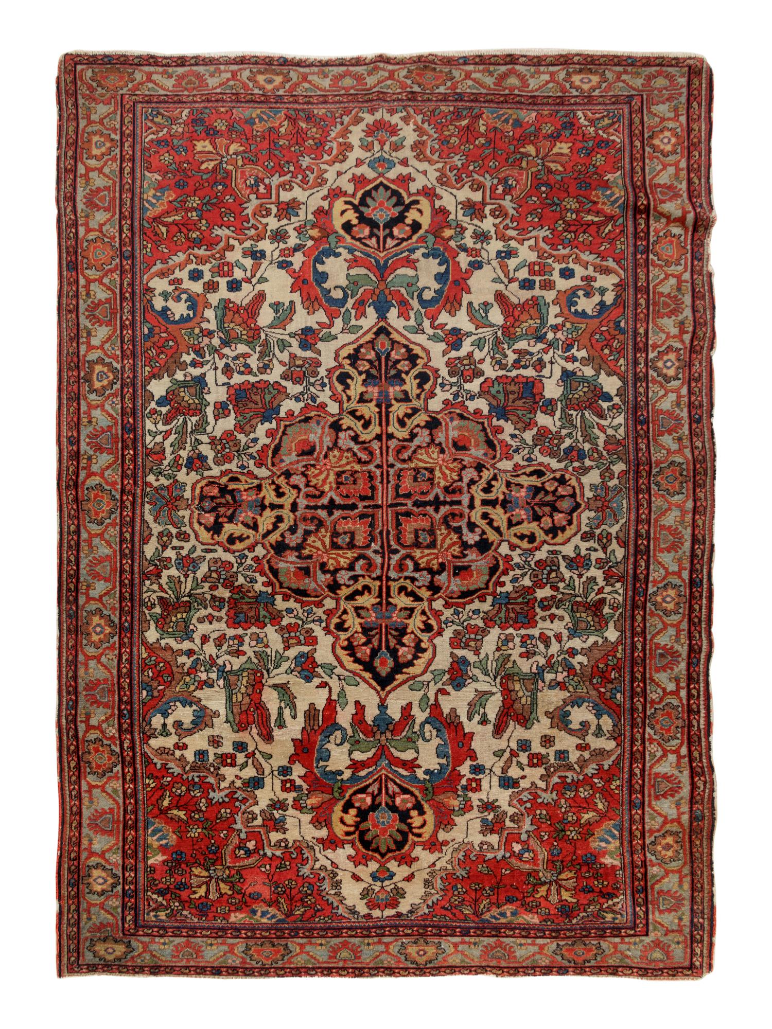 A Feraghan Sarouk Wool Rug