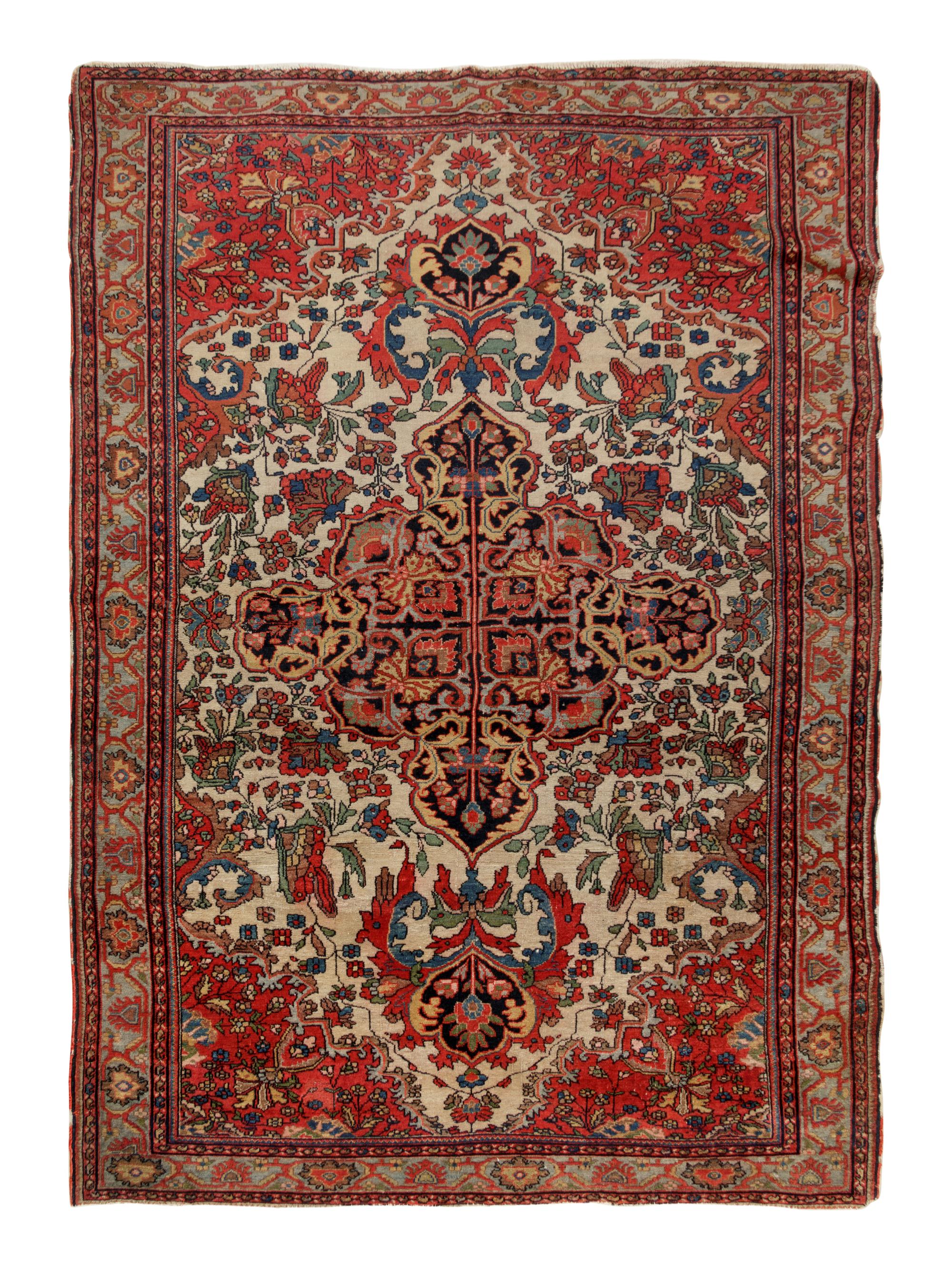 A Feraghan Sarouk Wool Rug